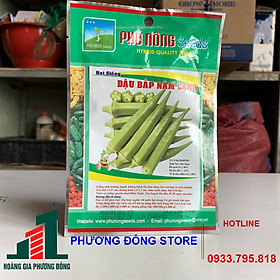Combo 5-10 gói hạt giống Đậu bắp năm cạnh  kháng bệnh tốt, trồng quanh năm - gói 10g