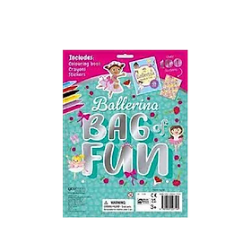 Túi sách hoạt động tô màu và dán hình Ballerina Bag of Fun | Bookmedi sách chính hãng