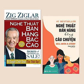 Hình ảnh Combo Sách Bán Hàng Chuyên Nghiệp: Nghệ Thuật Bán Hàng Bằng Câu Chuyện + Nghệ Thuật Bán Hàng Bậc Cao (Tái Bản 2019) - (Cẩm Nang Kinh Doanh, Bán Hàng)