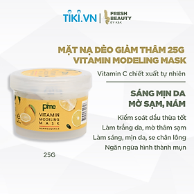 Mặt nạ dẻo Pime Vitamin C Modeling Mask trắng da, giảm nám, làm mờ sắc tố, hạn chế dầu thừa, mụn 25g