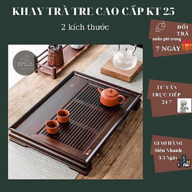 Mua Khay Trà Tre Cao Cấp Chữ Nhật KT 25
