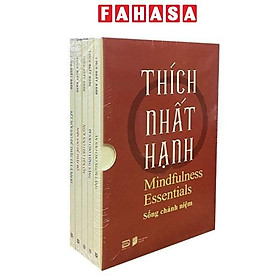 Boxset Thích Nhất Hạnh - Mindfullness Essentials - Sống Chánh Niệm (Hộp 5 Cuốn)