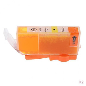 2 Packs PGI525BK Ink Cartridges for  Pixma MG5150 MX885 Printer Yellow