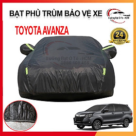 [TOYOTA AVANZA] Bạt Phủ Xe Ô Tô 3 Lớp Chất Liệu Polyester Cao Cấp Cho Xe AVANZA, Bạc Phủ Trùm Bảo Vệ Che Nắng, Chống Nóng, Che Mưa Tuyệt Đối 100%, Bạt Của Xưởng May Theo Kích Cỡ Xe Cam Kết Vừa Xe 100% Và Bảo Hành 2 Năm