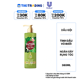 SUNSILK Dầu Gội Ngăn Gãy Rụng Tóc (Xanh) 380ml