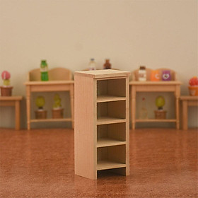 1/12 Dollhouse Display Cabinet Miniature Bookcase for Kids Children