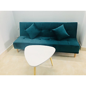 Mua Bộ sofa bed  sofa giường vải nhung xanh nhung cổ vịt XNCV 1m7x90  bộ sofa phòng khách