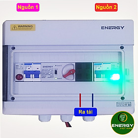 Mua Tủ ATS Chuyển Nguồn Tự Động Không Gây Mất Điện Dùng Cho 2 Công Tơ  Mỗi Công Tơ Dùng Điện 15 Ngày (Phiên Bản 4 - ENERGY )