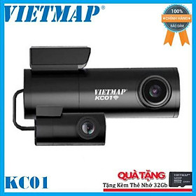 CAMERA HÀNH TRÌNH VIETMAP KC01,CAMERA GHI HÌNH KÉP TOÀN CẢNH TRƯỚC & SAU BẢO HÀNH 12 THÁNG