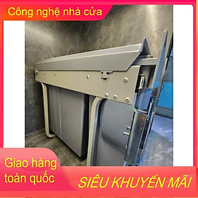 Thùng Rác Âm Tủ 20L Dành Cho Tủ Bếp Dưới.