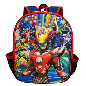 Balo Mầm Non Bé Trai Hình Siêu Nhân Dập Nổi 3D MNMH01