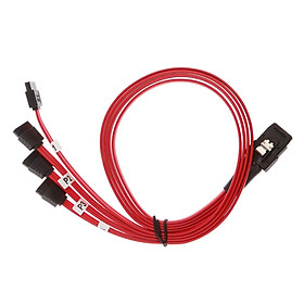 Mini SAS (SFF-8087) to 4 SATA Adapter Drive Cable Forward Breakout Cables