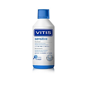 Nước súc miệng làm sạch và thơm miệng, chăm sóc răng ê buốt Vitis Sensitive 500ml
