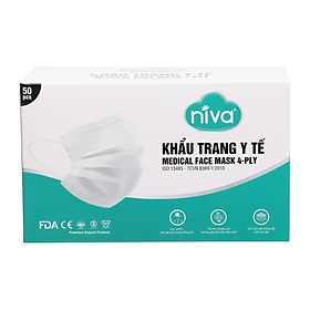 Khẩu Trang Niva 4 Lớp 50 Cái