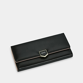 Ví nữ dài gập ba công sở, ví da nữ có khoá ngũ giác FW2 - 2018. (Màu ngẫu nhiên)