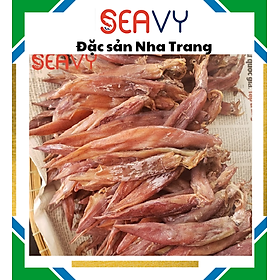 Mực muối lạt phơi ghe Nha Trang hàng dẻo khô nhạt muối 1kg , size trung