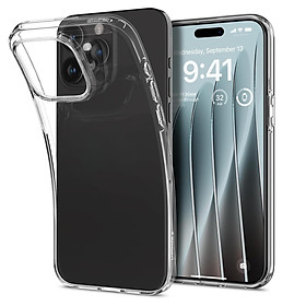 Ốp Lưng Dành Cho iPhone 15 ProMax/ iPhone 15 Pro/ iPhone 15 Plus/ iphone 15 SPIGEN LIQUID CRYSTAL CLEAR _ Hàng chính hãng