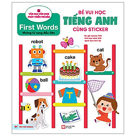 Sách Những từ vựng đầu tiên - Bé vui học tiếng anh cùng Sticker