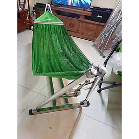 Mua VÕNG XẾP Inox THANG VUÔNG kèm lưới cán thép cỡ to