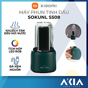 Máy tạo độ ẩm xông tinh dầu XIAOMI SOKUNL S508 - Tích hợp đèn ngủ, dùng được tinh dầu - Hàng chính hãng