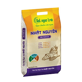 Gạo Nhật Nguyên Hạt Ngọc Trời 10Kg - Cơm dẻo vừa, ít nở hạt mềm