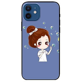 Ốp lưng dành cho iphone 11 - 11 pro - 11 pro max mẫu cô gái búi tóc