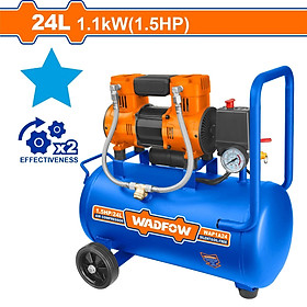 MÁY NÉN KHÍ (KHÔNG DẦU) 1100W-24L WAP1A24 WADFOW - HÀNG CHÍNH HÃNG