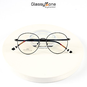Gọng kính cận, Mắt kính giả cận kim loại Form tròn Nam Nữ Taye - GlassyZone