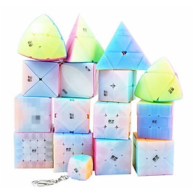 Bộ Sưu Tập Rubik Jelly QiYi 2x2 3x3 4x4 5x5 Tam Giác Cao cấp