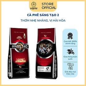 Cà Phê Rang Xay Sáng Tạo 2 Trung Nguyên Legend – Gói 340g – Cân Bằng Robusta & Arabica, Vị Êm Nhẹ- Pha Phin