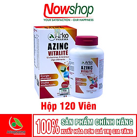 Azinc Vitalite Arkopharma – Hộp 120 viên | Vitamin tổng hợp giúp tăng cường sức khỏe, giảm mệt mỏi – Nhập Khẩu Chính Hãng Pháp