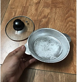 Mua Chảo gang đúc 16.5cm*4cm kèm nắp kính