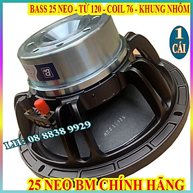 Mua CỦ LOA 25 NEO TRẮNG HÃNG BM COIL 75MM CAO CẤP HÀNG NHẬP KHẨU - GIÁ 1 CHIẾC