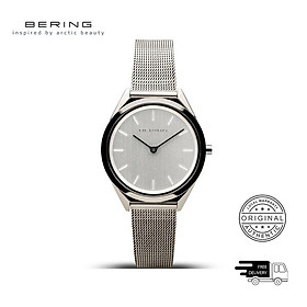 Đồng Hồ Unisex Bering Ultra Slim Polaris Màu Bạc 17031-000