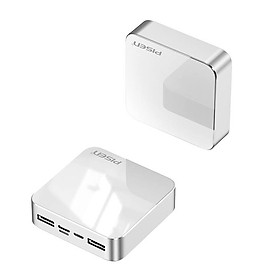 Sạc dự phòng Pisen Mini mirror 10000mah_hàng chính hãng màu trắng