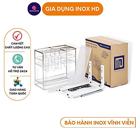 Mua Giá đựng dao thớt và gia vị inox 304 FREE SHIP giá để đồ nhà bếp đa năng dùng dựng dao  thớt  nắp vung  đũa