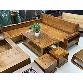 Mua Bộ sofa góc gỗ hương 2m x 1m80 MSH 02