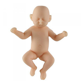 2x 3.46'' Soft Resin Baby Doll Realistic Mini Lifelike Full Body Newborn Toy