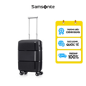 Vali kéo Samsonite Interlace Spinner EXP  - Black - Cabin 55/20