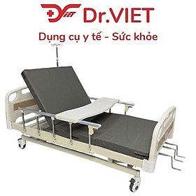 GIƯỜNG Y TẾ NÂNG HẠ CHIỀU CAO 3 TAY QUAY GBM-094AB