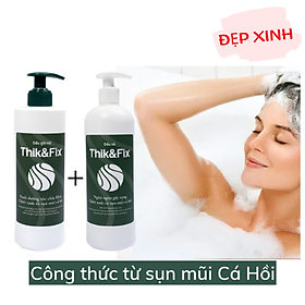 Mua Bộ Sản Phẩm Chăm Sóc Tóc Thảo Dược Thik & Fix Dành Cho Nữ - Phục Hồi Tóc Hư Tổn Dưỡng Tóc Suôn Mượt Óng Ả