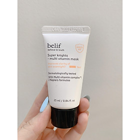 Mặt nạ ngủ dưỡng ẩm và dưỡng sáng da belif Multi Vitamin Mask 25ml mini