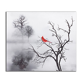 Modern Bird Print Canvas Painting Picture Home Wall Art Decoration No Frame