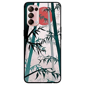 Ốp lưng dành cho Oppo Reno 5 mẫu Trúc Trăng Đỏ