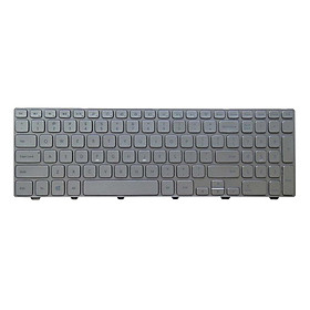 Backlit Keyboard Replacement for Dell Inspiron 15 7537 7000 US Layout Silver