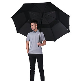 Ô Dù Cán Thẳng 2 Tầng - Ô Golf 2 tầng chống tia UV đường kính 145cm - Nhiều Màu