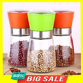 Mua Lọ xay tiêu cầm tay nhỏ gọn tiện dụng lọ thủy tinh 250g