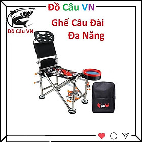 Ghế Câu Đài Cá Chép - ghế câu cá địa hình full phụ kiện , ghế câu đa năng