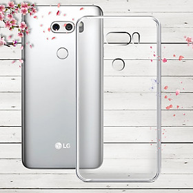 Ốp lưng cho LG V30 - 01253 - Ốp dẻo trong - Hàng Chính Hãng