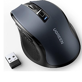 Chuột không dây dùng cho máy tính, laptop chất liệu nhựa ABS, màu đen Ugreen 90545 MU006 - Hàng chính hãng